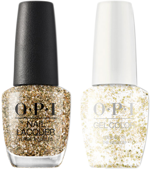 Opi Gelcolor And Nail Lacquer 3, Nutcracker Collection, - Opi Gold Key To The Kingdom (600x600), Png Download