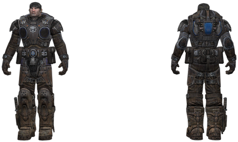 Download Zip Archive - Cog Gears Of War Marcus Fenix Armor (750x650), Png Download