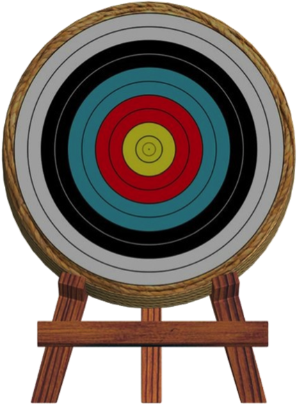 Archery Target Png Download - Archery (607x676), Png Download