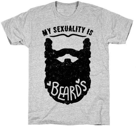 My Sexuality Is Beards Mens T-shirt - Country T Shirts (484x484), Png Download