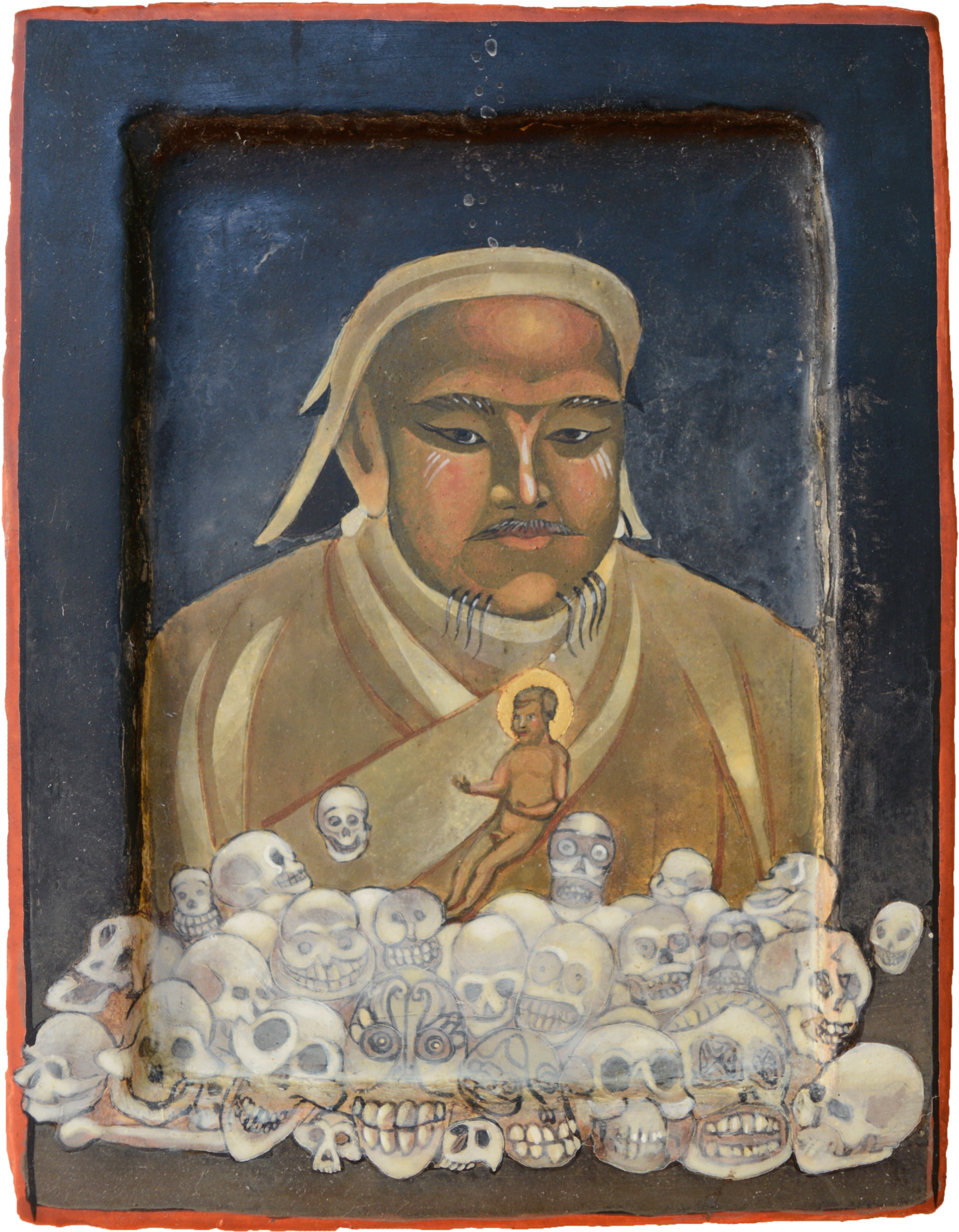 Genghis Khan - Picture Frame (1600x1957), Png Download