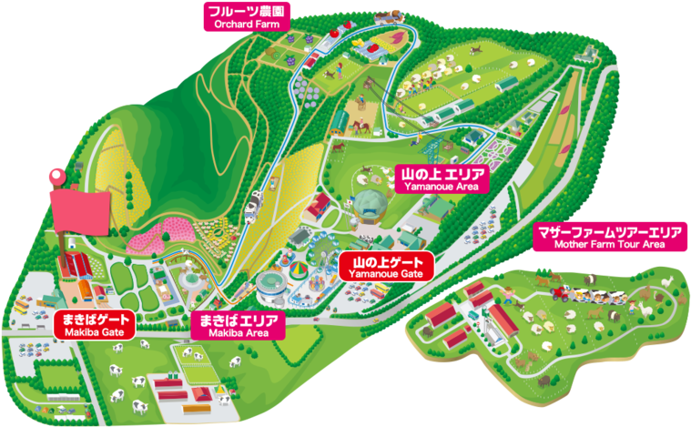 Location Of Genghis Khan Gardens - マザー 牧場 オート キャンプ 場 (800x491), Png Download