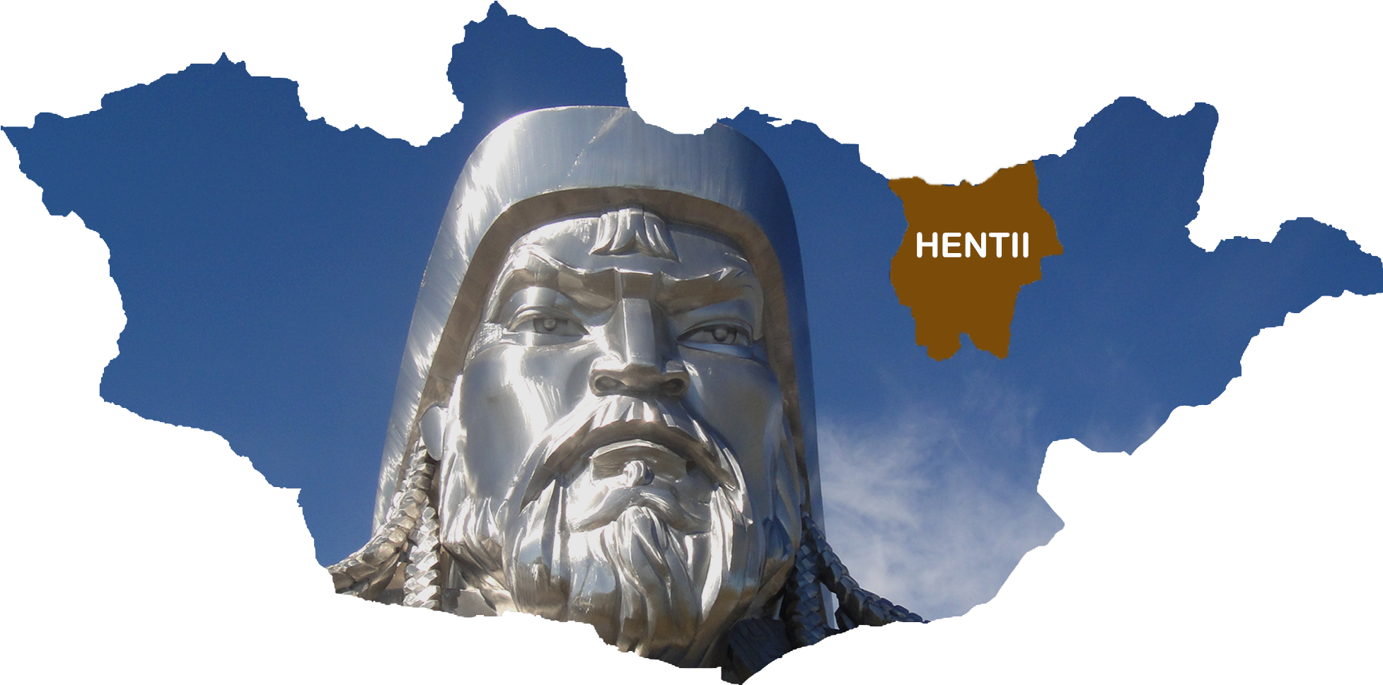 Great Khan's Birthplace, Close To What Is Today Dadal - Genghis Khan (1965x968), Png Download