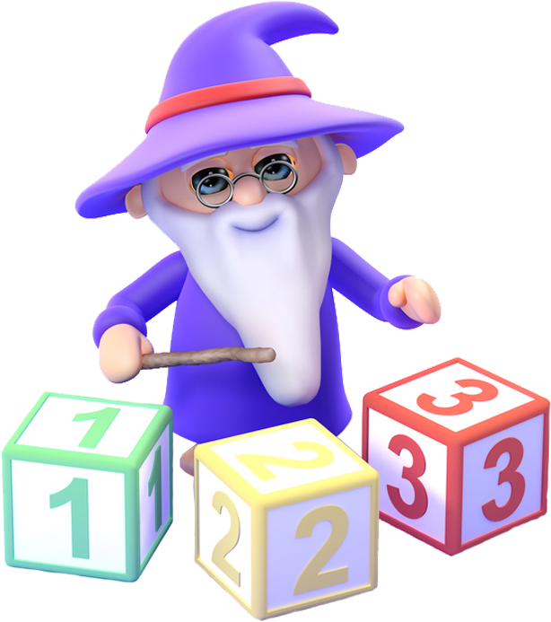 Maths Wizard - 3d Computer Graphics (693x693), Png Download