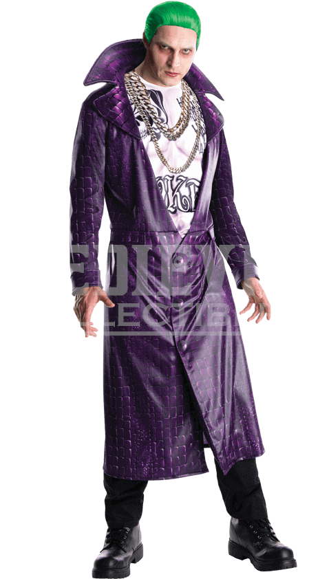 Deluxe Adult Suicide Squad Joker Costume - Suicide Squad Joker Dress (850x850), Png Download