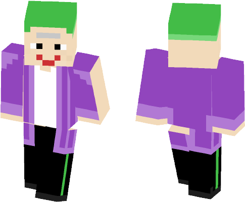 The Joker - Spider Man Minecraft Black Suit (584x497), Png Download
