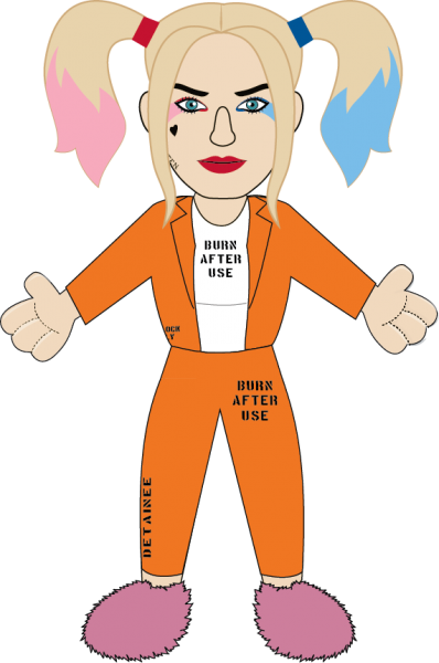 Suicide Squad Harley Quinn Prison - Harley Quinn Prison Costume Suicide Squad (398x600), Png Download