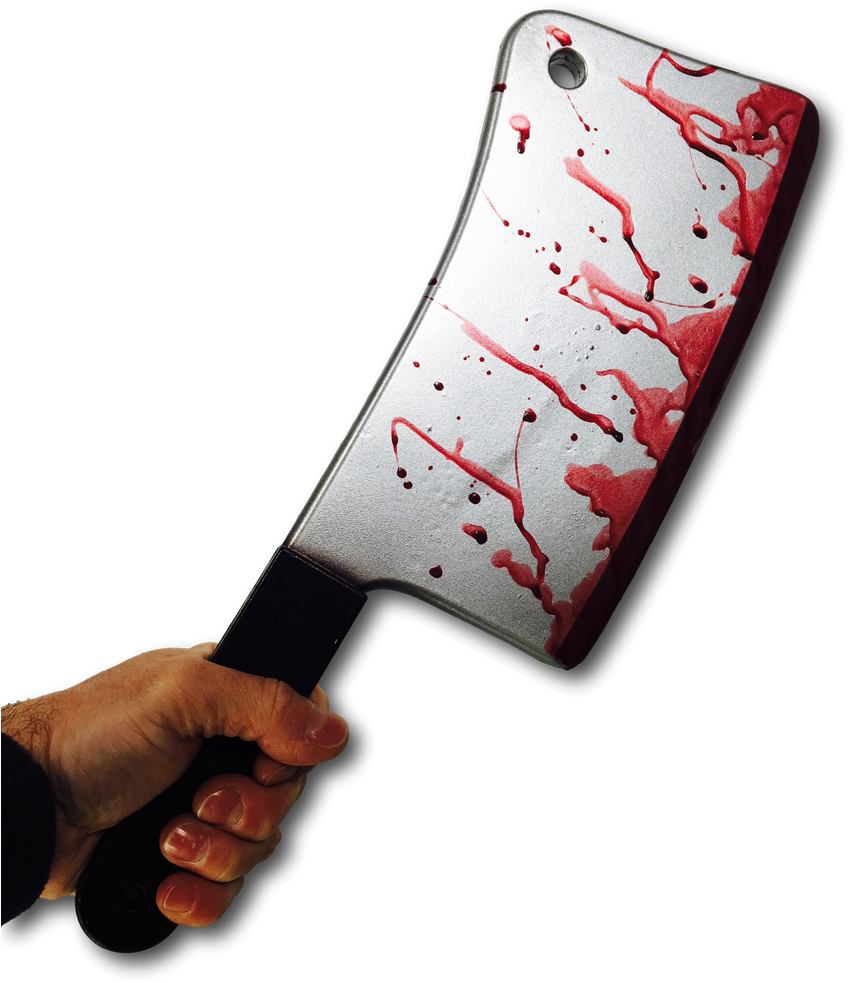 Bloody Meat Cleaver (1024x1024), Png Download