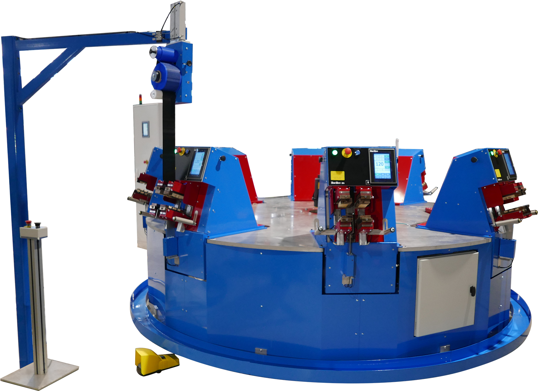 Normec 8-station Carousel Med Siemens Plc - Machine (1875x1400), Png Download