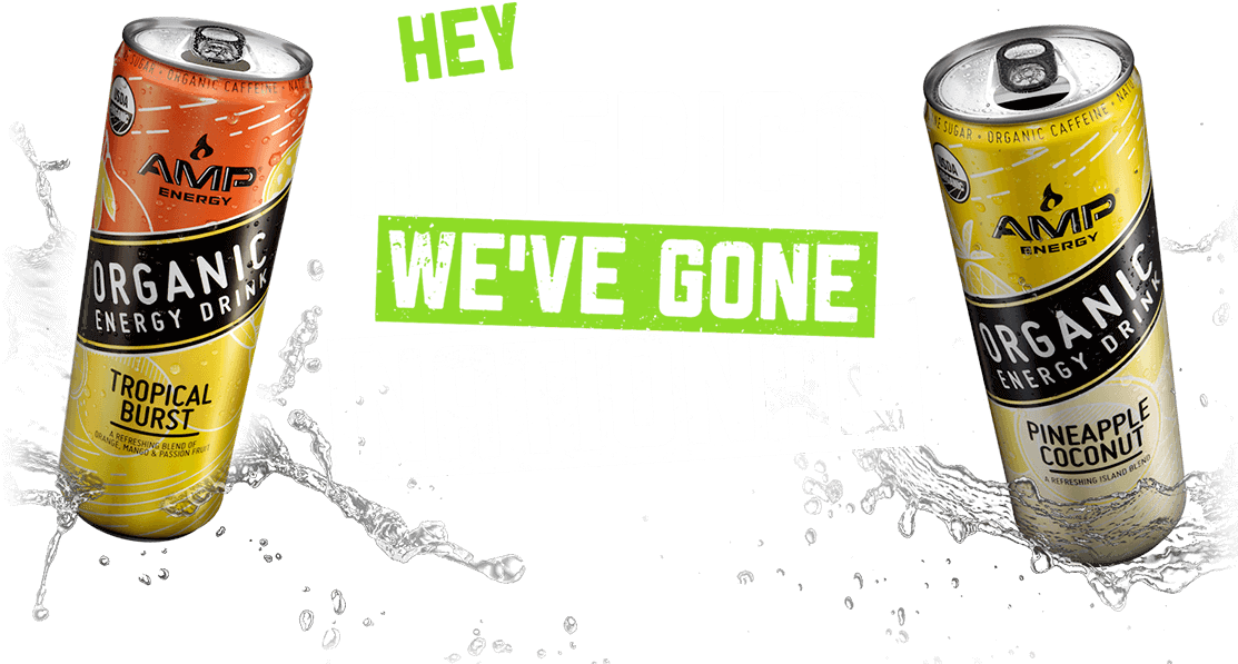 Stay Up On Amp Energy® Organic - Amp Organic Energy Drink (1120x635), Png Download