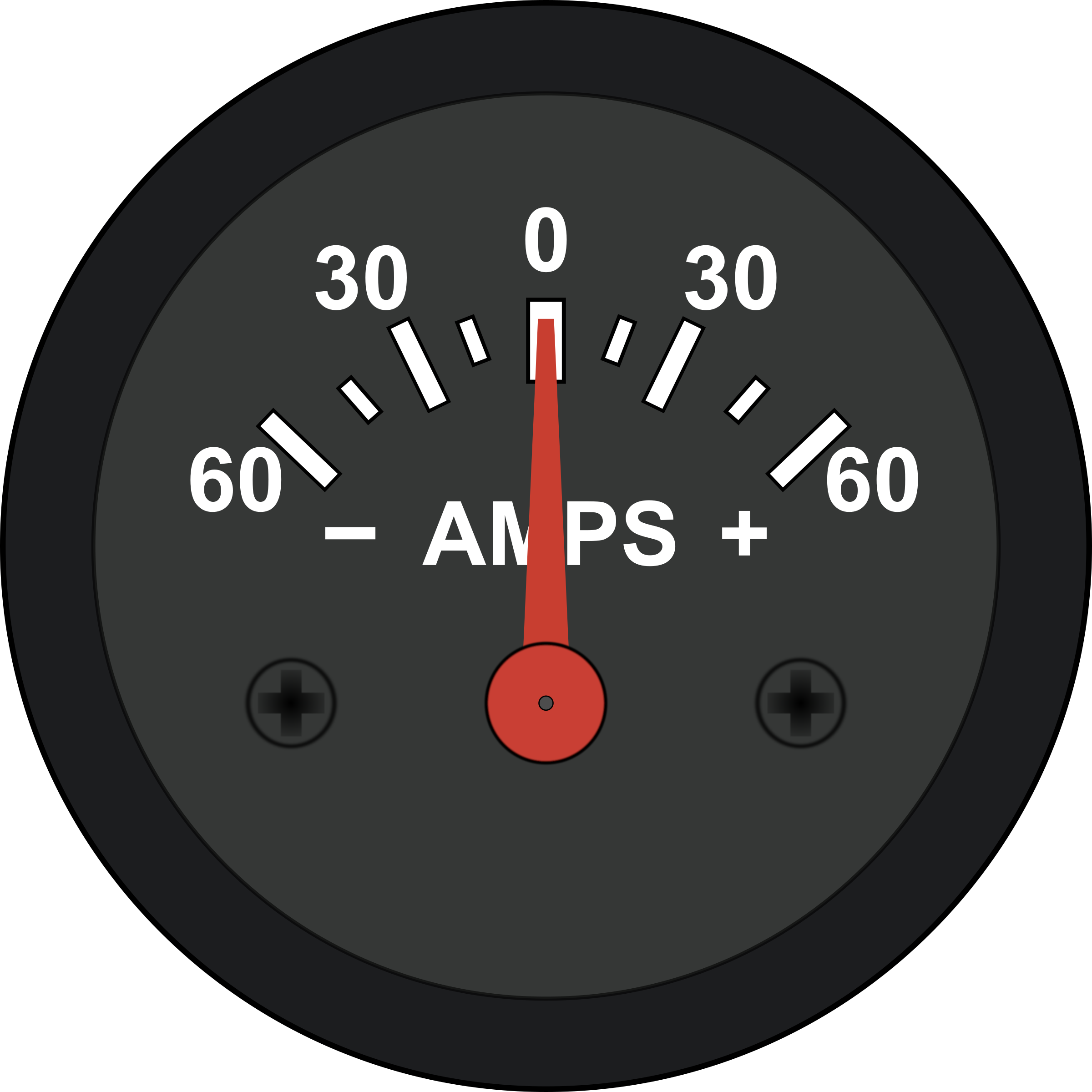 This Free Icons Png Design Of Automotive Amp Meter (2400x2400), Png Download