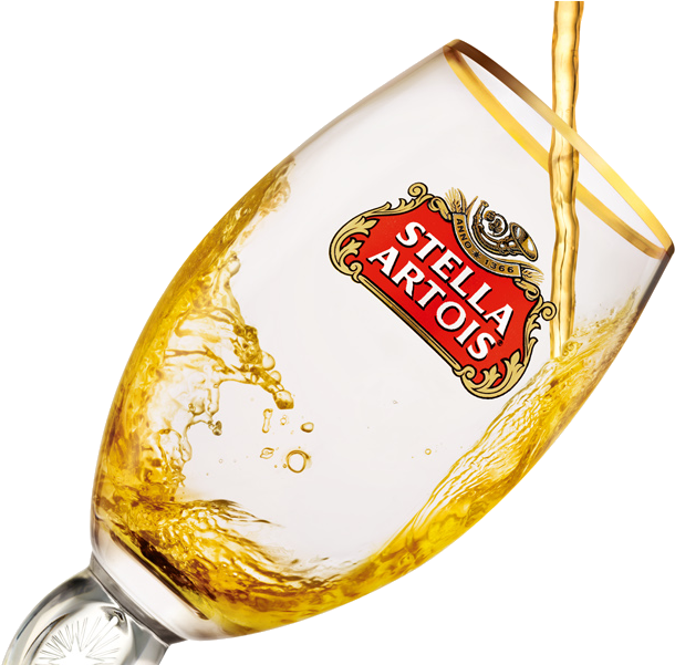 Stella Artois Heeft Het Oudste Logo Ter Wereld - Stella Artois Chalice (1400x600), Png Download