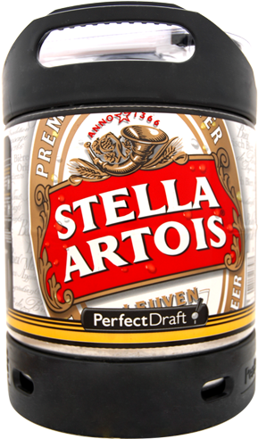 Mini Fût Stella Artois 500×500 Pixels - 6 Ltr Beer Keg (500x500), Png Download