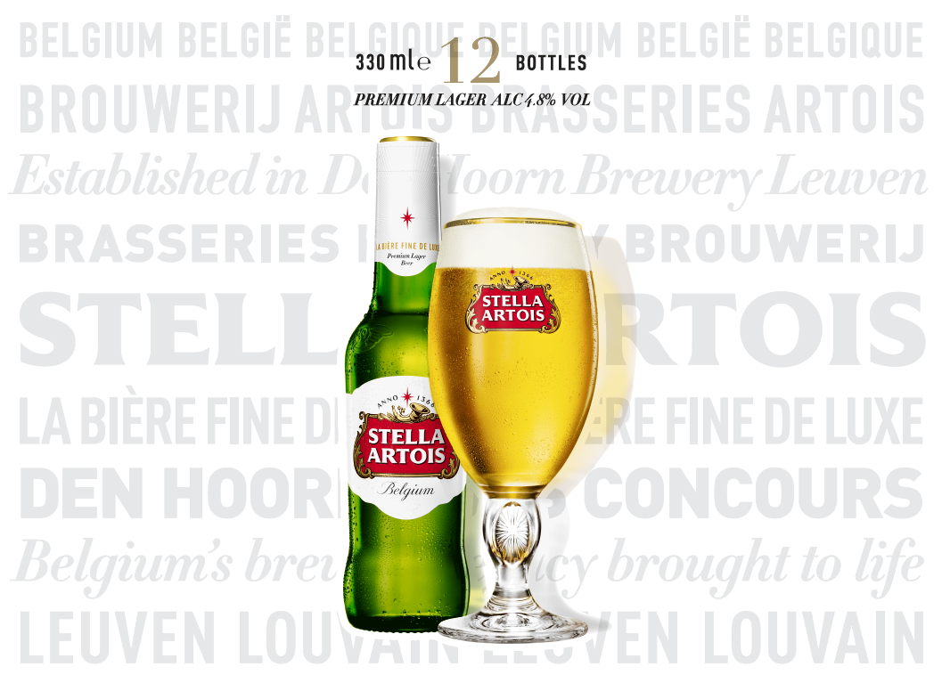 Stella Artois Reveals Eye-catching New Packaging Design - Stella Artois (1342x976), Png Download