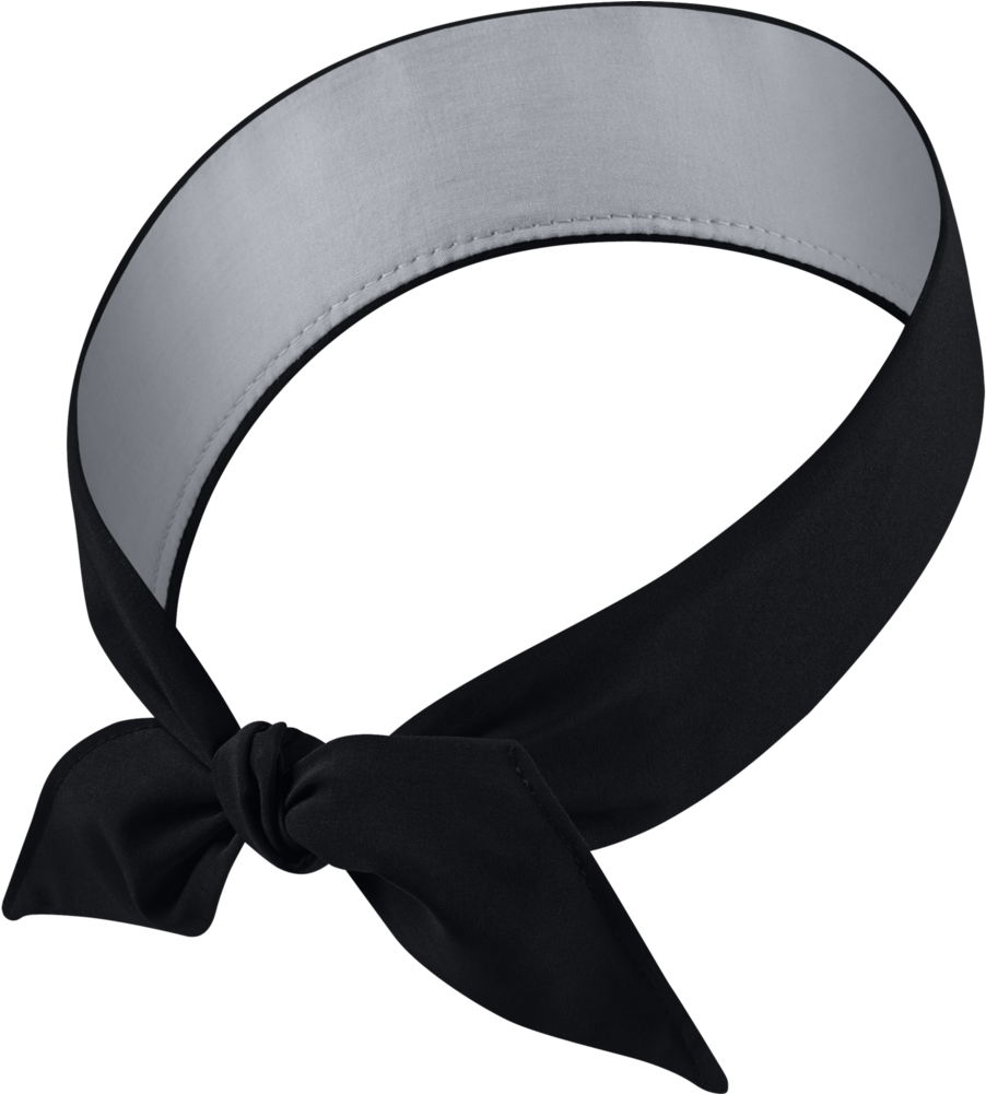 Nikecourt Tennis Headband Black (1000x1000), Png Download