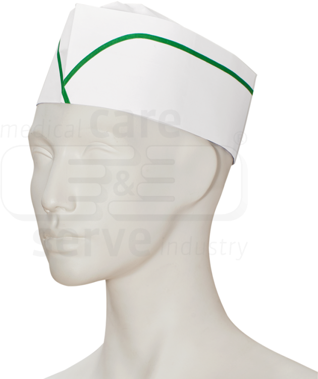 Paper Forage Cap Coloured Decoration Stripe - Male (768x768), Png Download