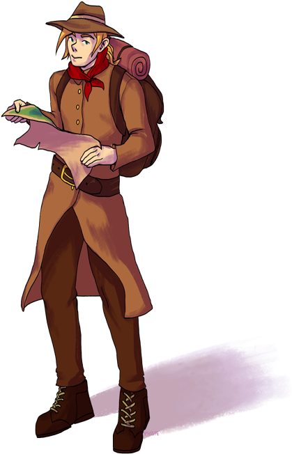 Adventurer Png - Cartoon (500x677), Png Download