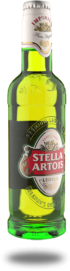 Stella Artois Front Label - Cooking Oil (380x900), Png Download