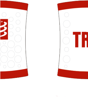 Compressport Sweat Band 3d - Graphic Design (400x450), Png Download