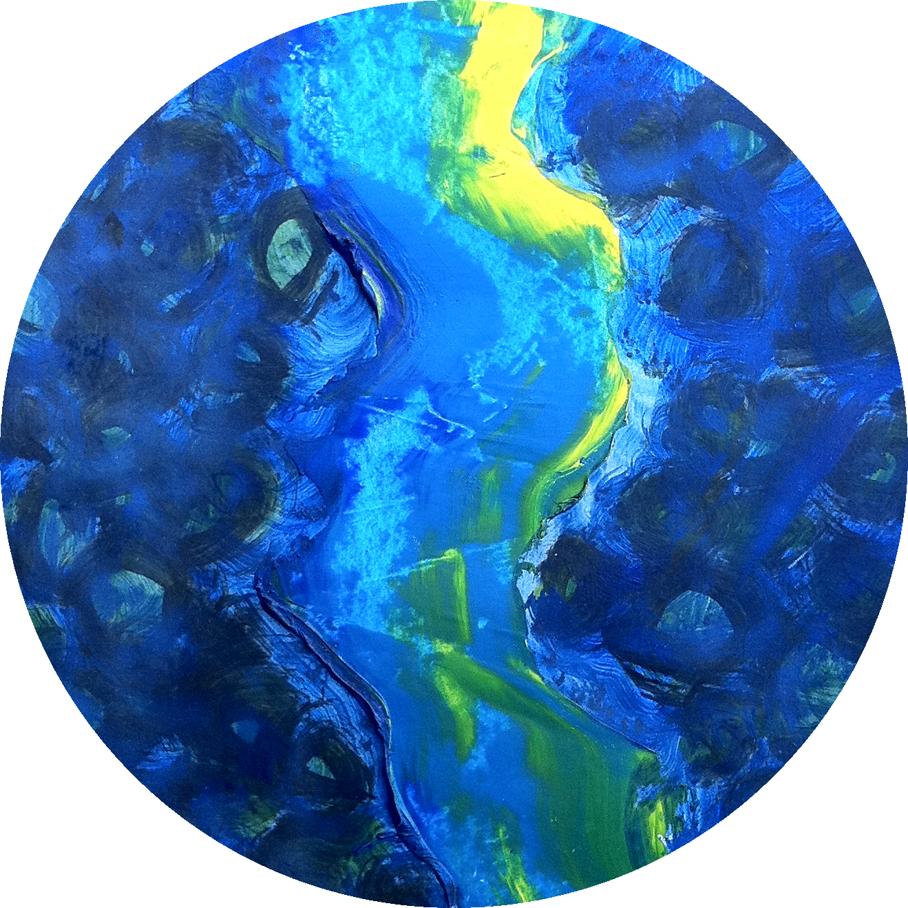 "ipu Of Blue Bubbles\ - Circle (1319x1319), Png Download