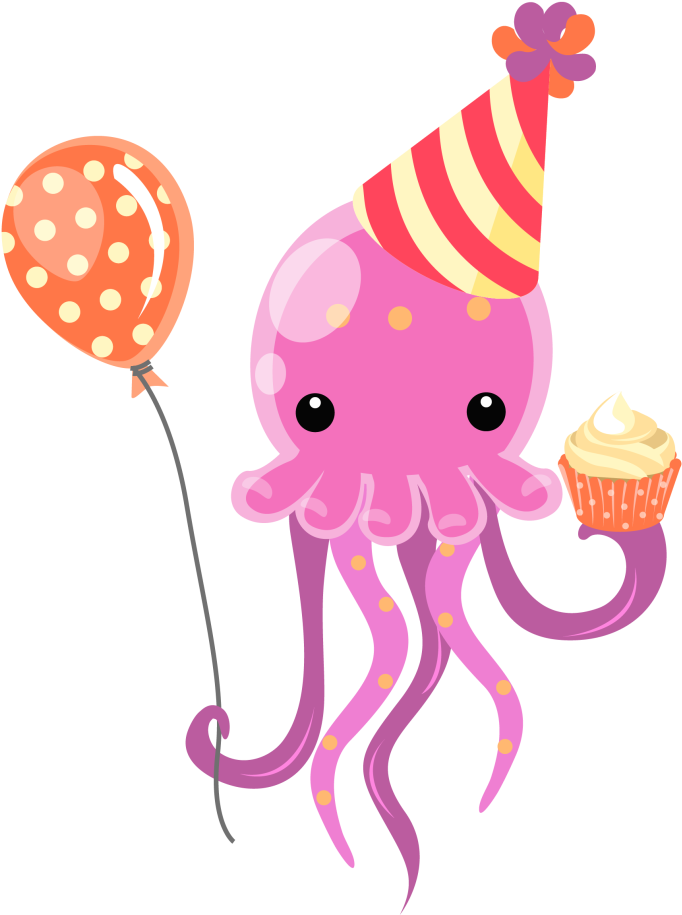 Jellyfish Clipart Happy Jellyfish - Cartoon Jellyfish Png (795x1024), Png Download
