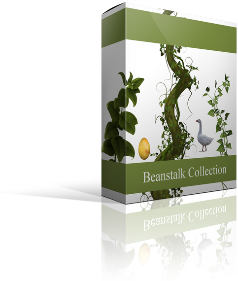 Beanstalk Collection And Digital Background Set - Photographer (672x800), Png Download