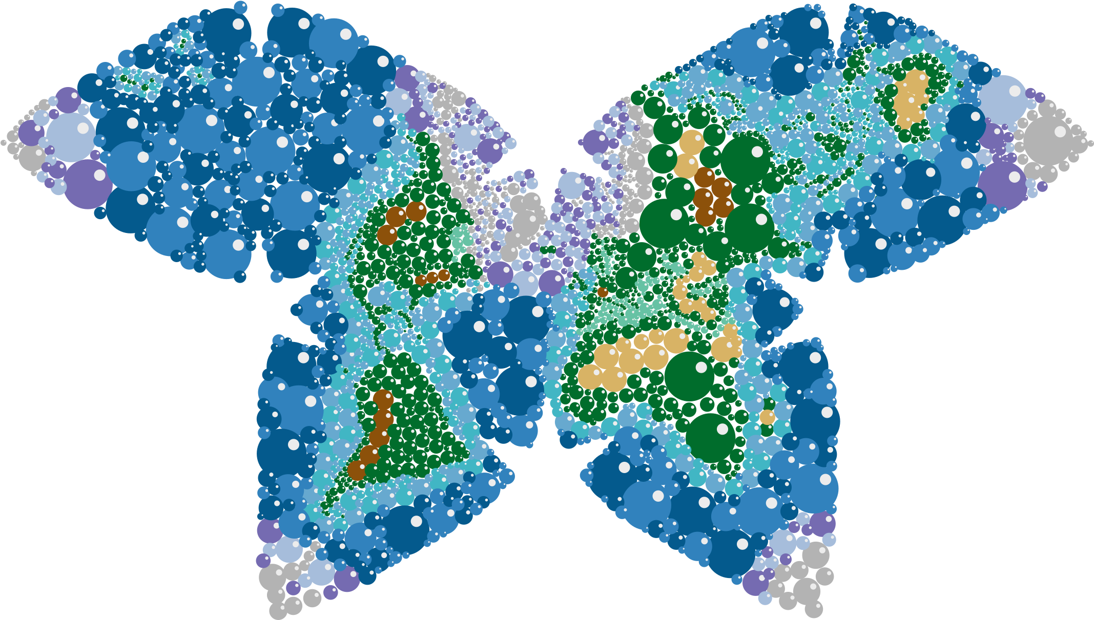 Bubbles & Butterflies - Illustration (2134x1309), Png Download