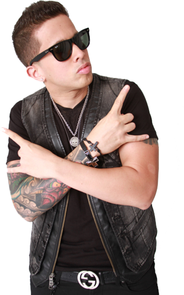 Share This Image - Imagen De De La Ghetto (375x600), Png Download