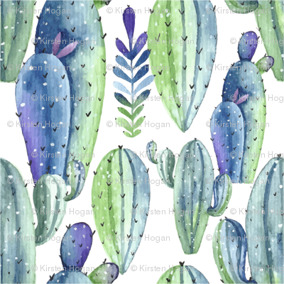 Cactus Western Watercolor - Dot Grid Journal: 8 X10 With 150 Pages And Bullet Journal (400x400), Png Download