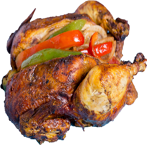 Whole Rotisserie Chicken - Chicken (500x500), Png Download