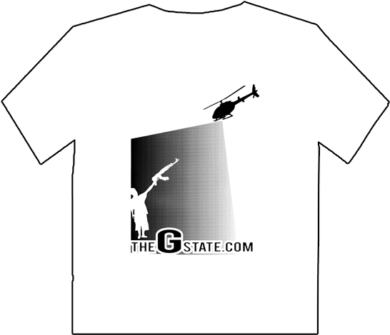 Black Ghetto Bird Watcher T-shirt - T-shirt (603x536), Png Download