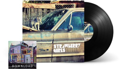 Strawberry Girls French Ghetto Vinyl - Strawberry Girls-french Ghetto (lp) (550x390), Png Download