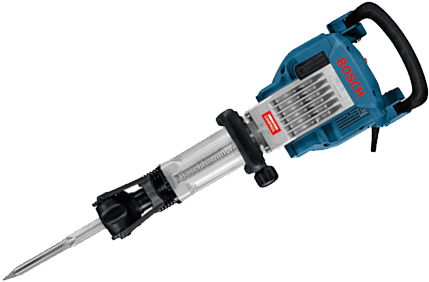 Bosch Gsh16-28 Martillo Demoledor Presional - Bosch Gsh16-28 16kg Road Breaker 1750 Watt 240 Volt (480x320), Png Download