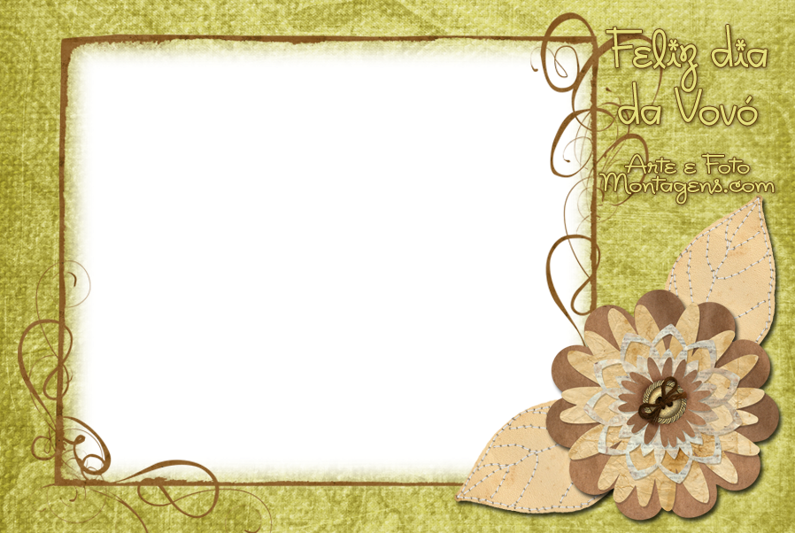 Molduras Png Comemorativas Dia Da Vovo Vintage - Picture Frame (898x602), Png Download