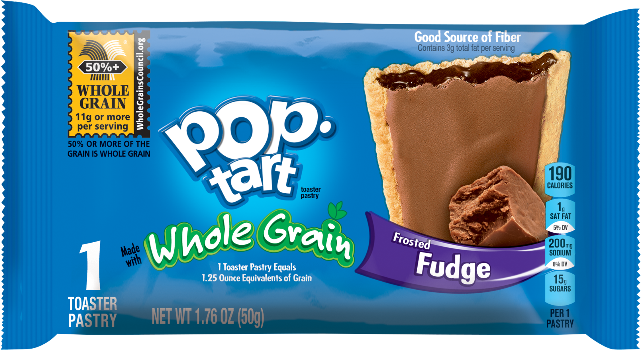 Kellogg's® Pop-tart™ Made With Whole Grain Frosted - Pop Tart Made With Whole Grain Frosted Cinnamon (2400x1364), Png Download