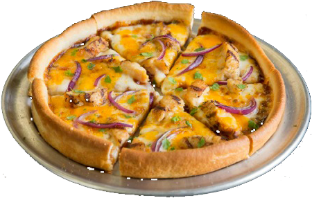 Pie Five Bbq Chicken Pizza (457x286), Png Download