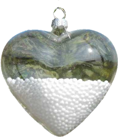 Clear Heart Ornament - Diy Unfinished Wood Easter Ornaments - 12ct (482x477), Png Download