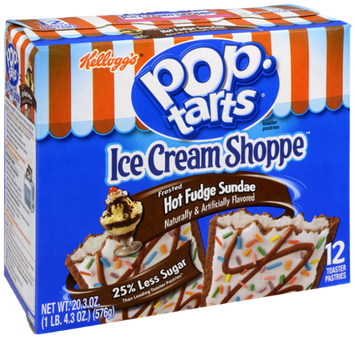 Kellogg's Pop-tarts, Ice Cream Shoppe Frosted Hot Fudge (400x400), Png Download