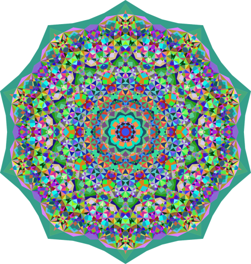 Kaleidoscope (500x525), Png Download