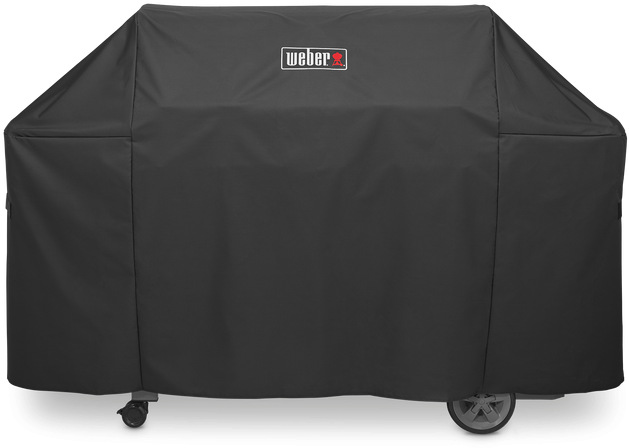 Gas Grill Cover - Weber 7132 Premium Polyester Genesis Ii 6b Grill Cover (640x640), Png Download