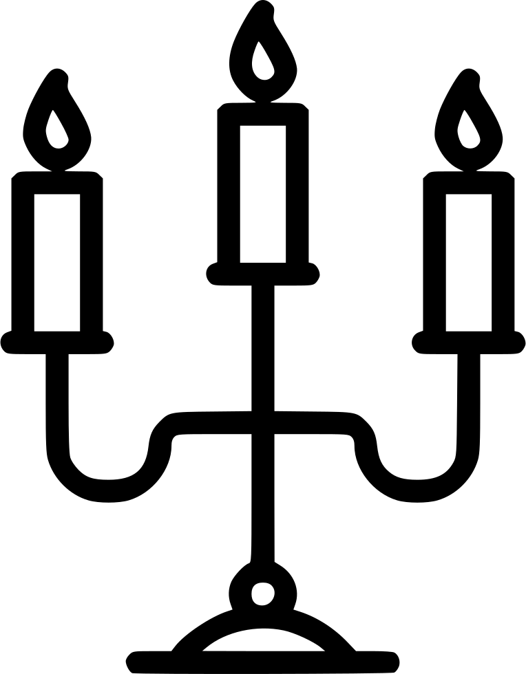 Candle Light Candelabra Christmas Comments - Download (764x980), Png Download