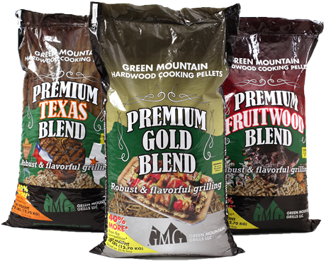 Stop By Today And Get A Free Bag Of Pellets And A Cover - Green Mountain Grills Premium Gold Blend Pellets (511x397), Png Download