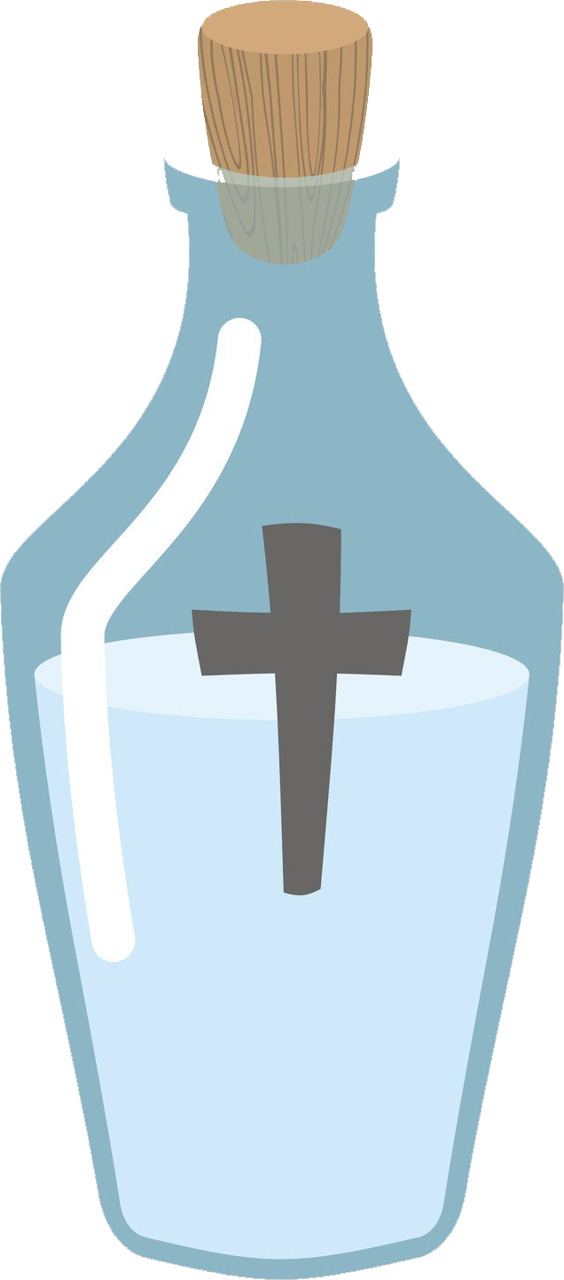 Holy Water - Holy Water Clip Art (636x1444), Png Download