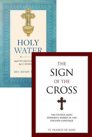Holy Water And The Sign Of The Cross Set - Holy Water And Its Significance For Catholics (300x446), Png Download