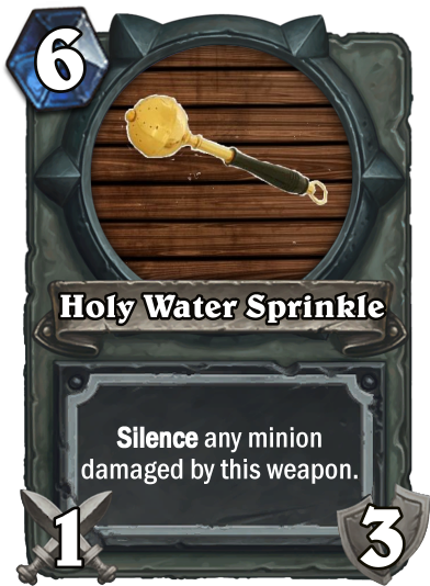 Holy Water Sprinkle - Supercollider Hearthstone (400x550), Png Download