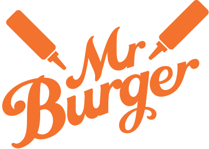 Australian Hamburger Chain Mr Burger Had A Contest - Mr Burger Logo Png (411x293), Png Download