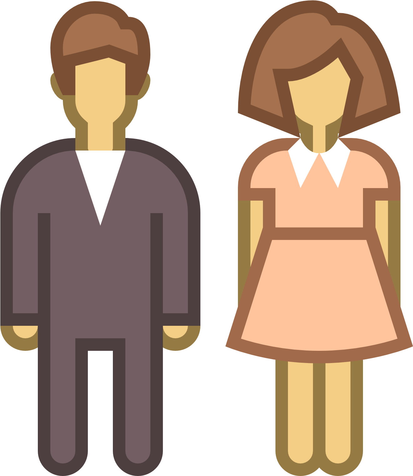 Toilet Icon Png Download - Png Male And Female (1600x1600), Png Download