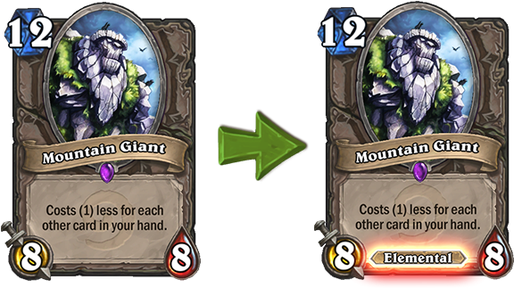 Mountaingiant En Hs Cardupdates - Witchwood Grizzly Art Change (600x344), Png Download