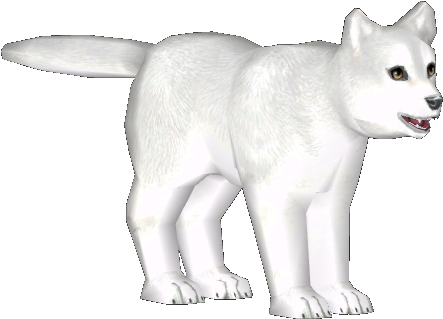Arctic Fox - Arctic Fox Transparent Png (489x392), Png Download