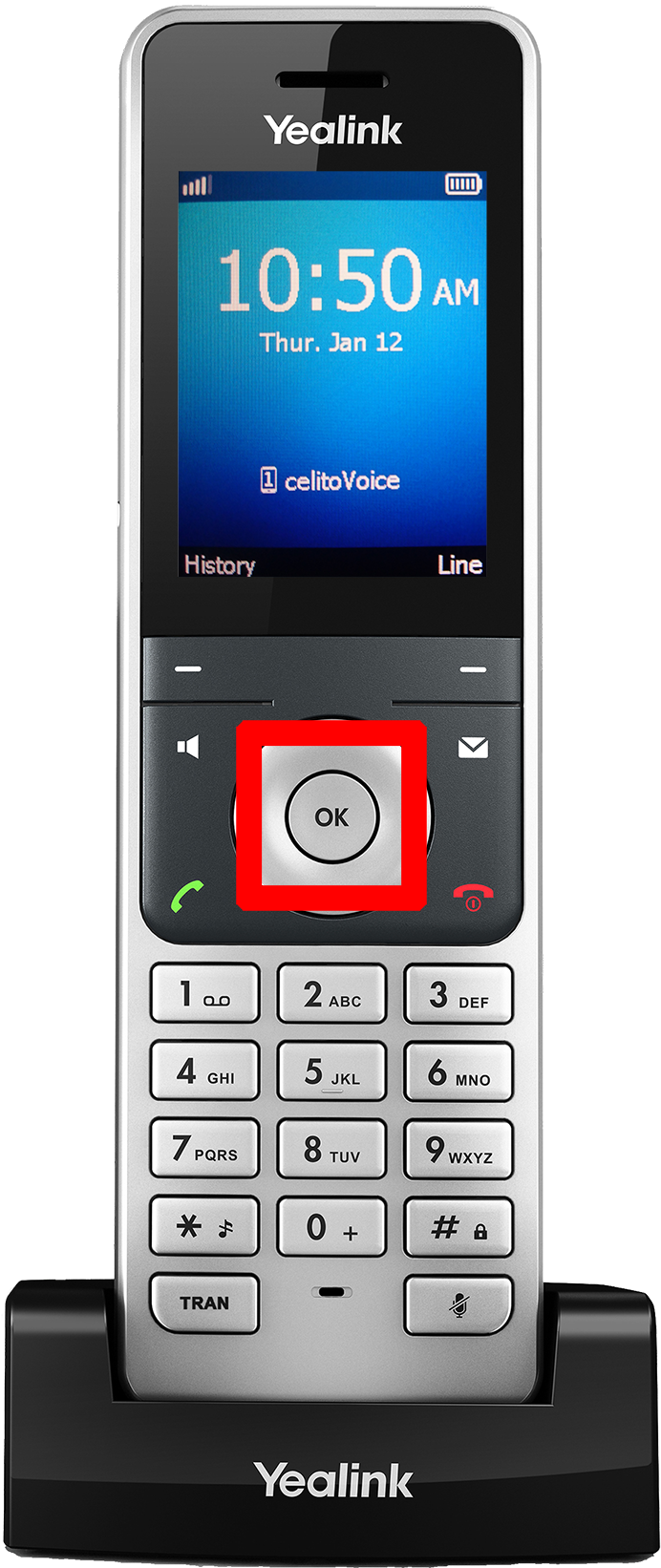 Yealink W56h (788x1728), Png Download